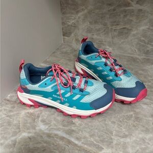 Merrell Kids' Teal and Pink hiking shoes